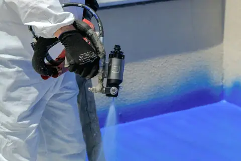Applying spray foam